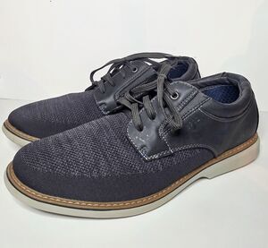 Nunn Bush Mens Otto Plain Toe Knit Oxford Lace Up Gray Size 12 Wide 84964-062